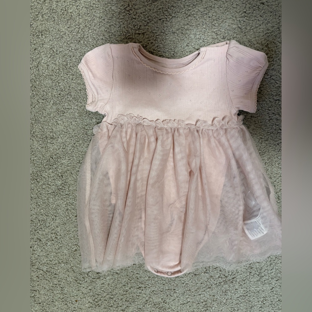 H&M Soft Pink Baby Dress with Tulle